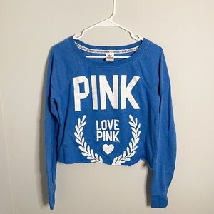 Blue Victoria’s Secret Sweatshirt